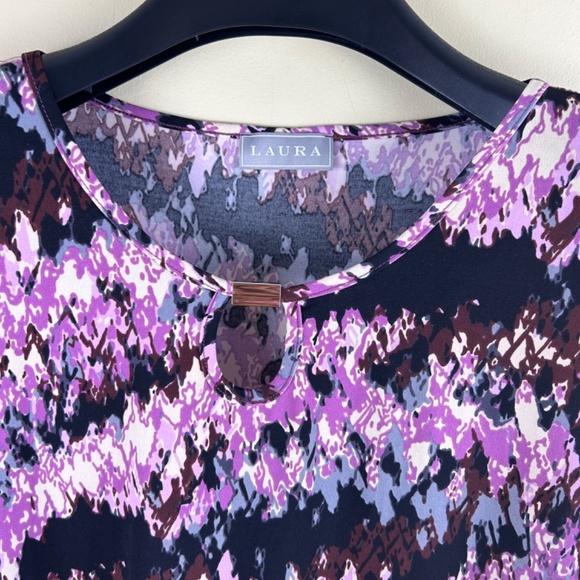 Laura women’s tunic 3/4 sleeve size large - Picture 2 of 7